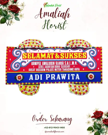 Papan Bunga Ucapan Selamat Cibening